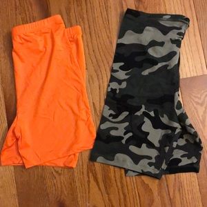 Biker shorts. Only $15 for both.